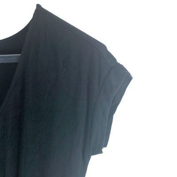 Z Supply Women’s Size Extra Small Black Rayon Stretch V Neck Elastic Waist Rompe - Picture 4 of 16